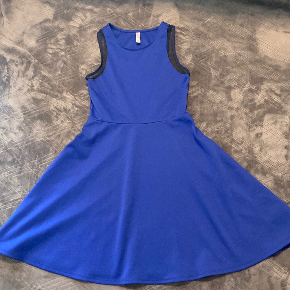 Blue Short Dress